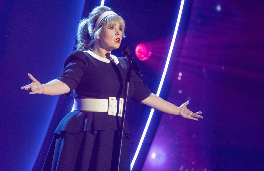 Die Sängerin stellte gleich zwei Songs vor.