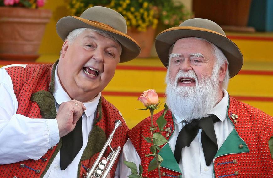 Die Wildecker Herzbuben: Wolfgang Schwalm (links) und Wilfried Gliem.