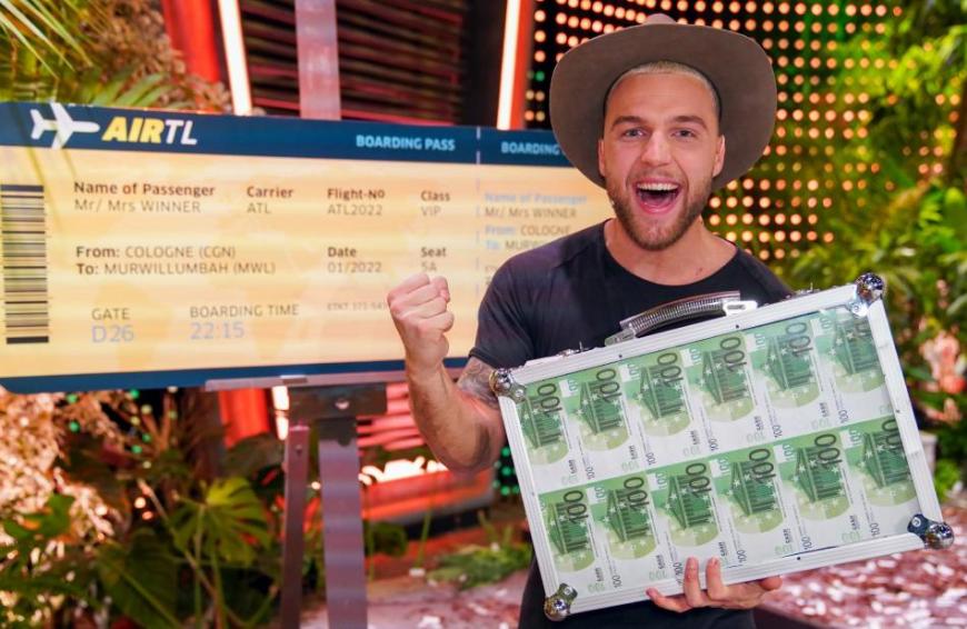 Auch Filip Pavlovic, der sich mit seinem Sieg bei der Dschungel-Ersatzshow einen Platz im nächsten