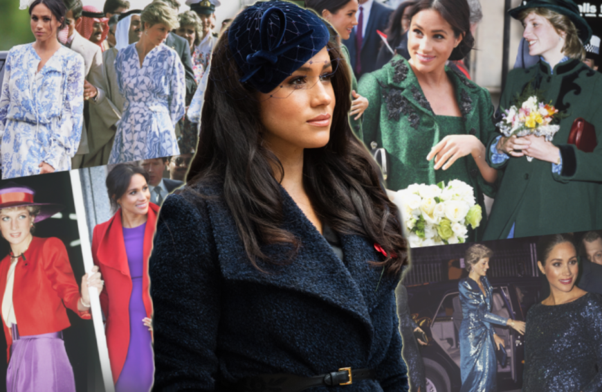 Kopiert Meghan Markle etwa die Looks von ihrer verstorbenen Schwiegermutter Prinzessin Diana?