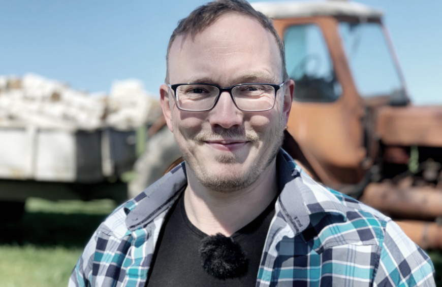Einer von ihnen ist Hobbybauer Andy aus Sachsen.