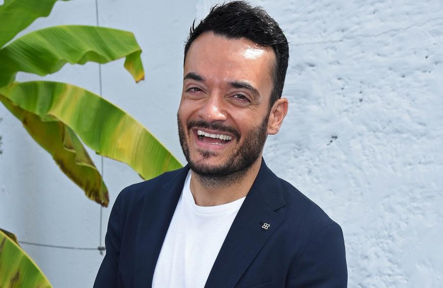 Giovanni Zarrella kommt aus dem Strahlen gar nicht mehr heraus.