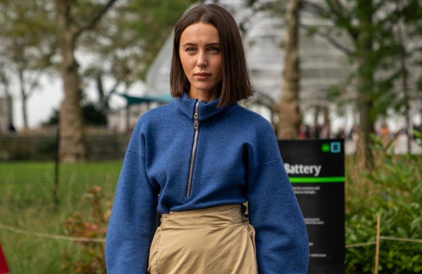 Fashionistas lieben Strickpullover mit Reißverschluss!