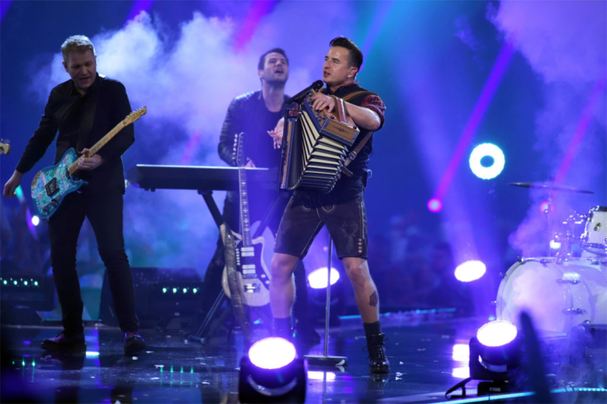 Andreas Gabalier unterlief bei seinem Auftritt bei der ZDF