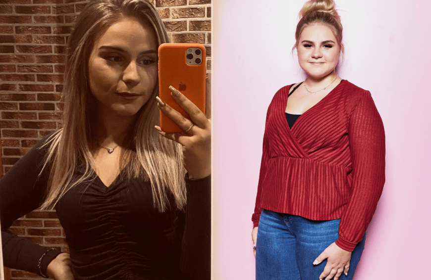 Aber auch ihre jüngere Schwester Estefania Wollny halbierte sich quasi.