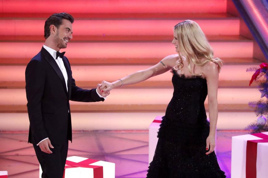 Michelle Hunziker bringt Florian Silbereisen vor laufender Kamera in Verlegung.