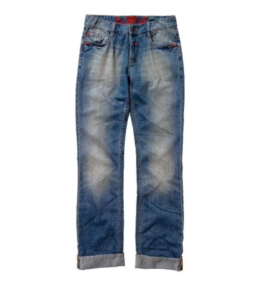 Boyfriend-Jeans im Knitter-Look: von Tom Tailor, ca. 70 Euro