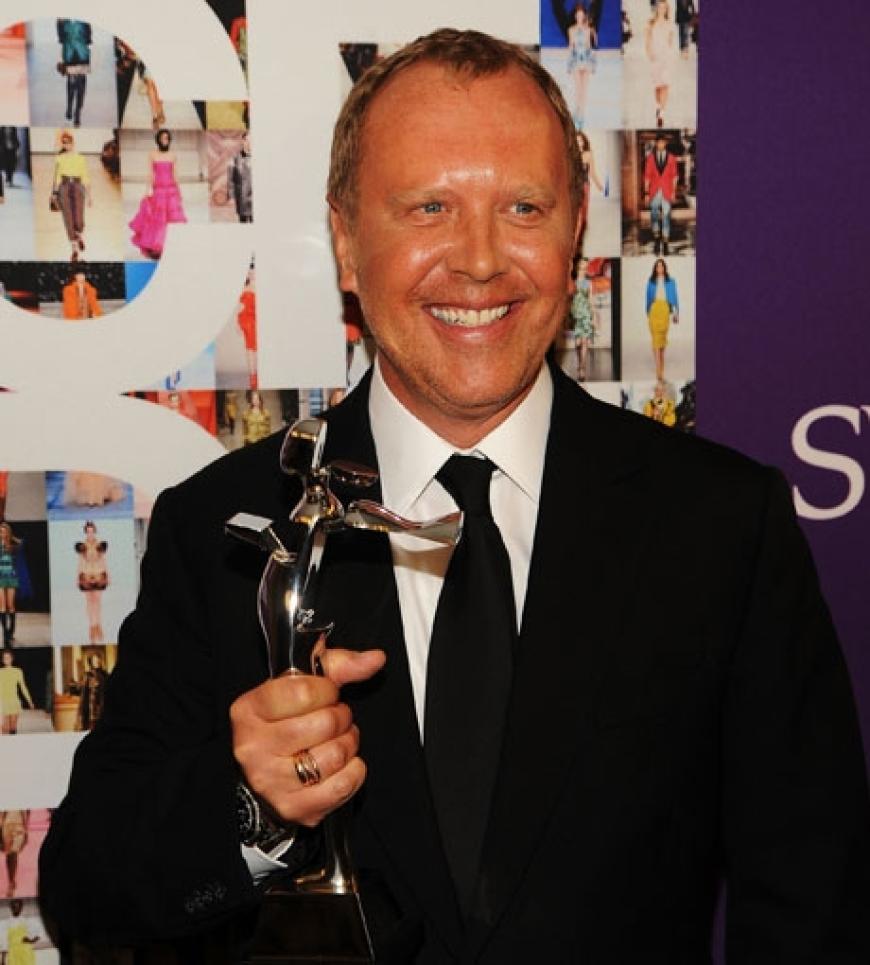 Große Freude auch bei Star-Designer Michael Kors. Ihm wurde eine Auszeichnung für sein Lebenswerk überreicht