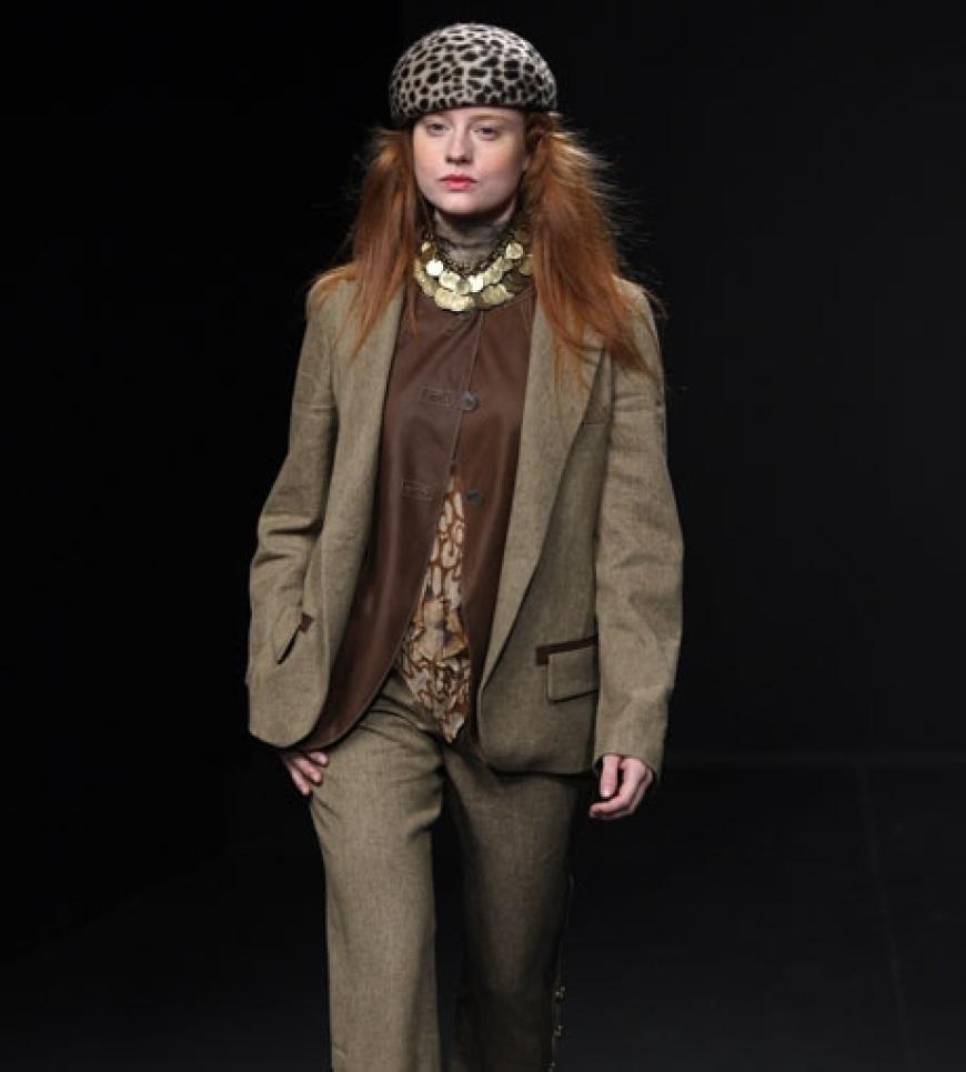 Souverän und cool schritt die Münchnerin über den Catwalk
