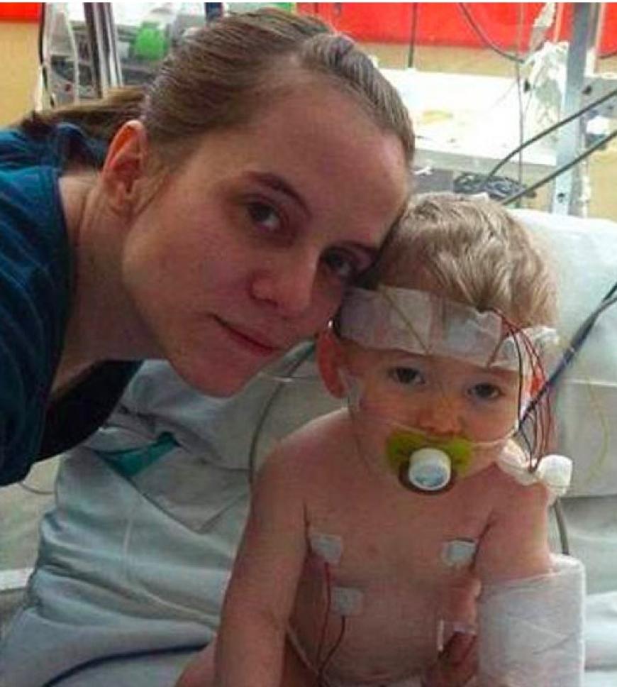 Erik Ortiz Cruz und seine Mutter