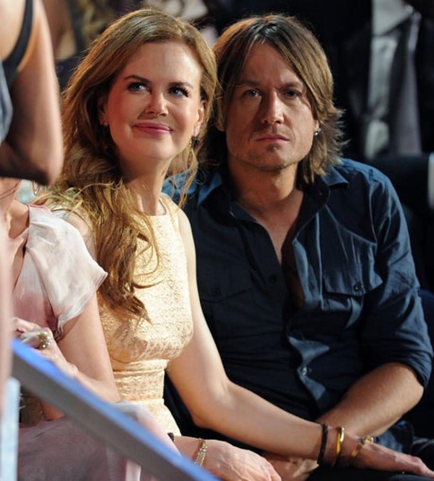 Hollywood-Schauspielerin Nicole Kidman begleitete ihren Ehemann Keith Urban zur Preisverleihung
