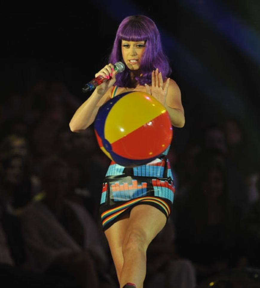 Gute-Laune-Feeling pur: Katy Perry auf der Bühne