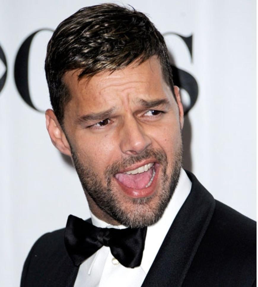 Ricky Martin versprühte gute Laune