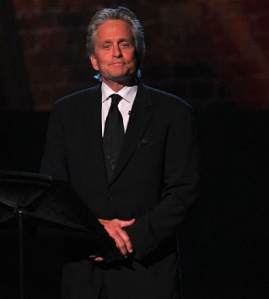 Michael Douglas hielt eine Rede