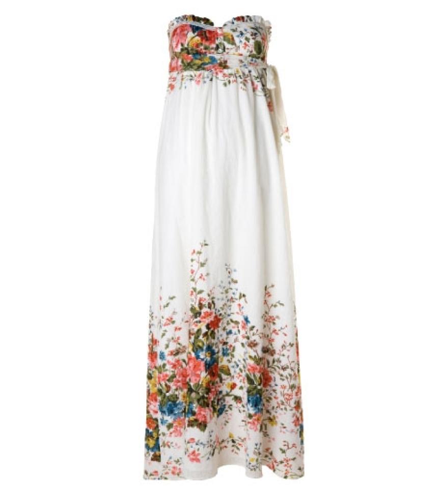 Jetzt wirds blumig: Maxi-Dress von Mango, ca. 70 Euro