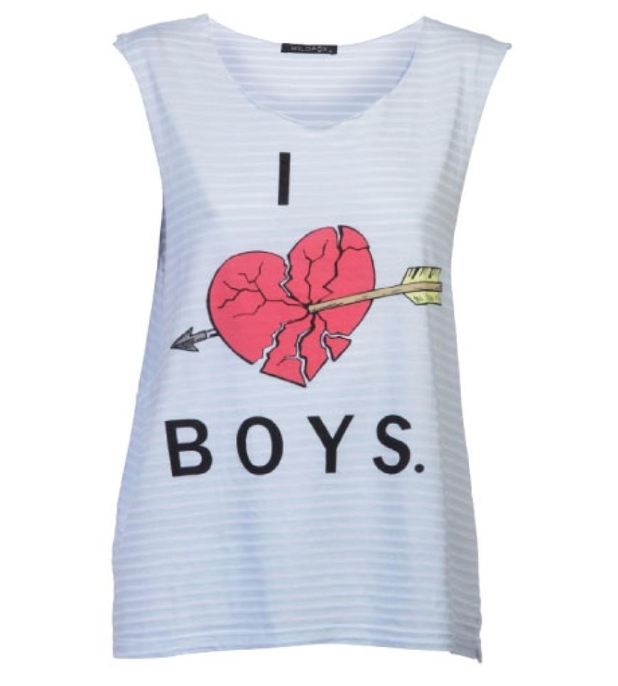 Love Message: Print-Top von Wildfox, ca. 80 Euro
