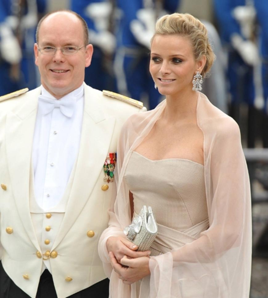 Die royalen Gäste: Fürst Albert von Monaco und seine Langzeit-Freundin Charlene Wittstock