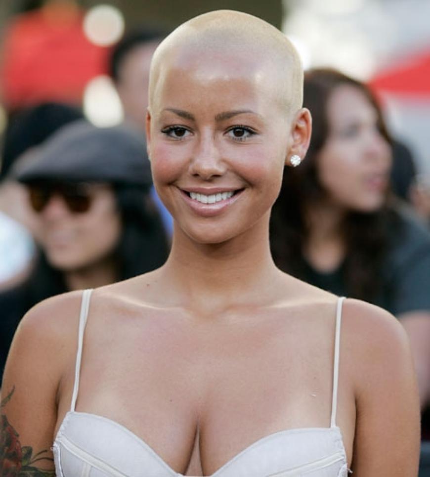 Amber Rose kam leider ohne ihren Freund Kanye West