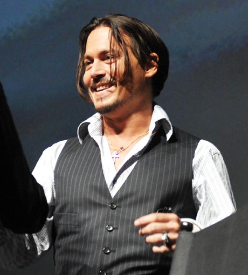 Viele Stars wie Johnny Depp stellten ihre neuen Filme und Projekte vor