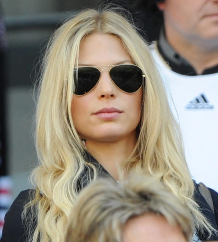 Seine Freundin Sarah Brandner feuerte ihn von der Tribüne aus an