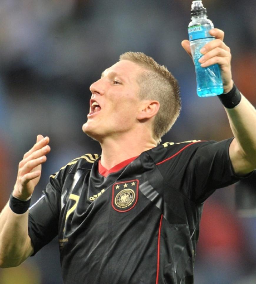 Schwarz-Rot-Geil! Bastian Schweinsteiger überzeugte im Spiel gegen Argentinien