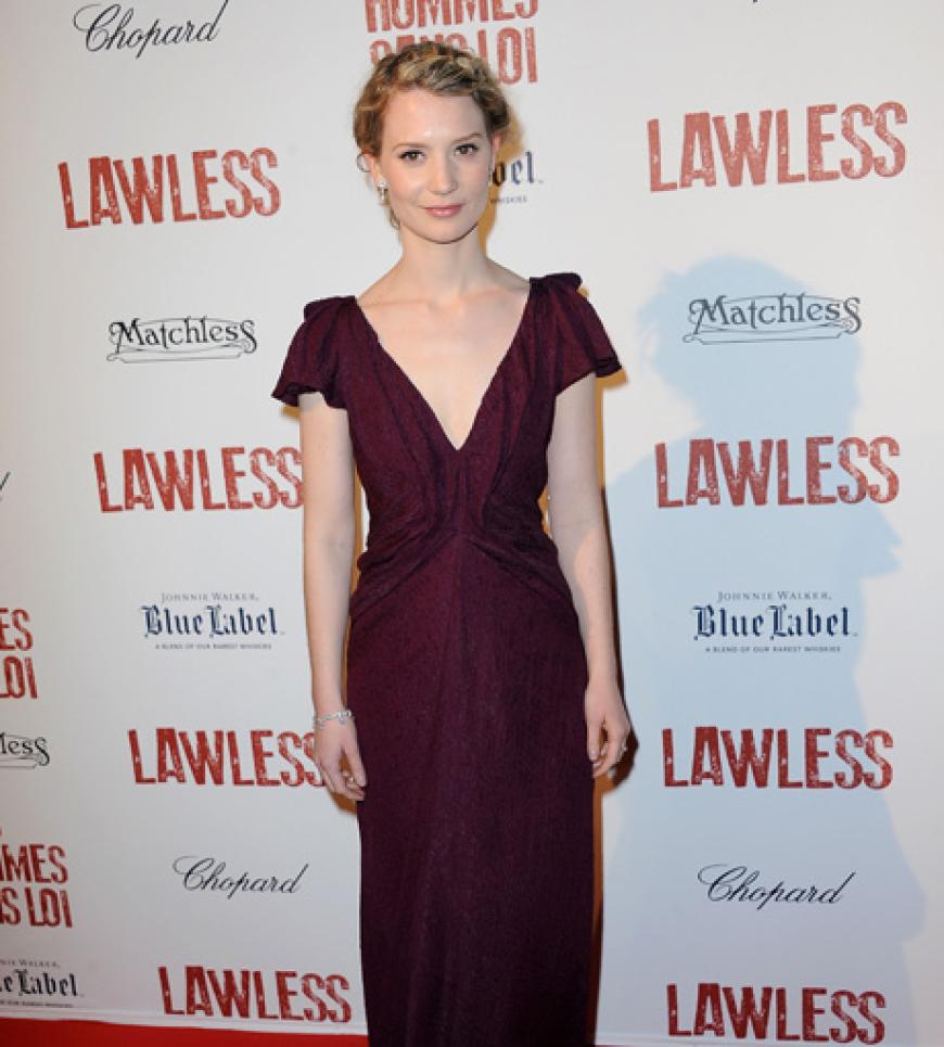 Mia Wasikowska, 22 - Markenzeichen: natürlicher Look, zartes Lächeln, Grübchen