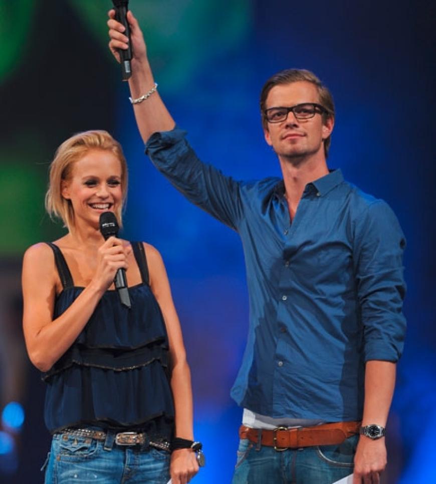 Mirjam Weichselbraun und Joko Winterscheidt moderierten den Mega-Event