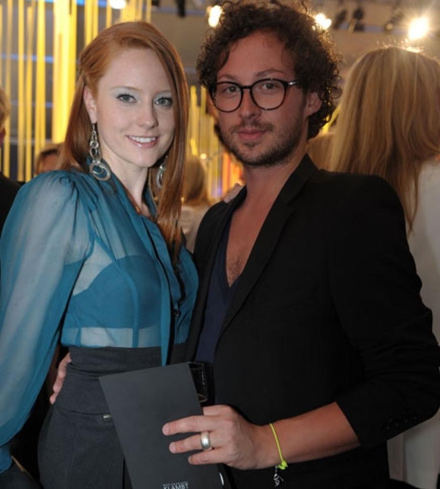 Der Designer und seine Muse: GNTM-Gewinnerin Barbara Meier feierte zusammen mit Jung-Designer Marcel Ostertag die gelungene Eröffnungsparty