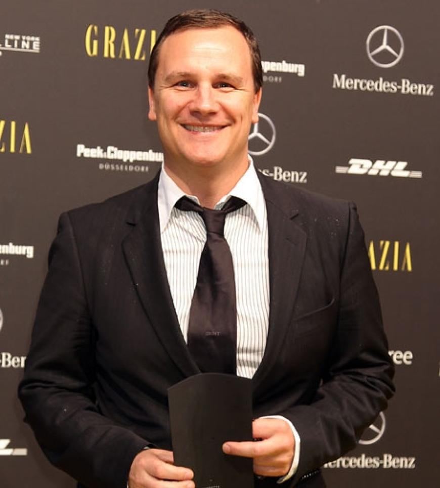 Auch Designer Guido Maria Kretschmer war zu Gast bei der großen Eröffnungsparty am Bebelplatz in Berlin