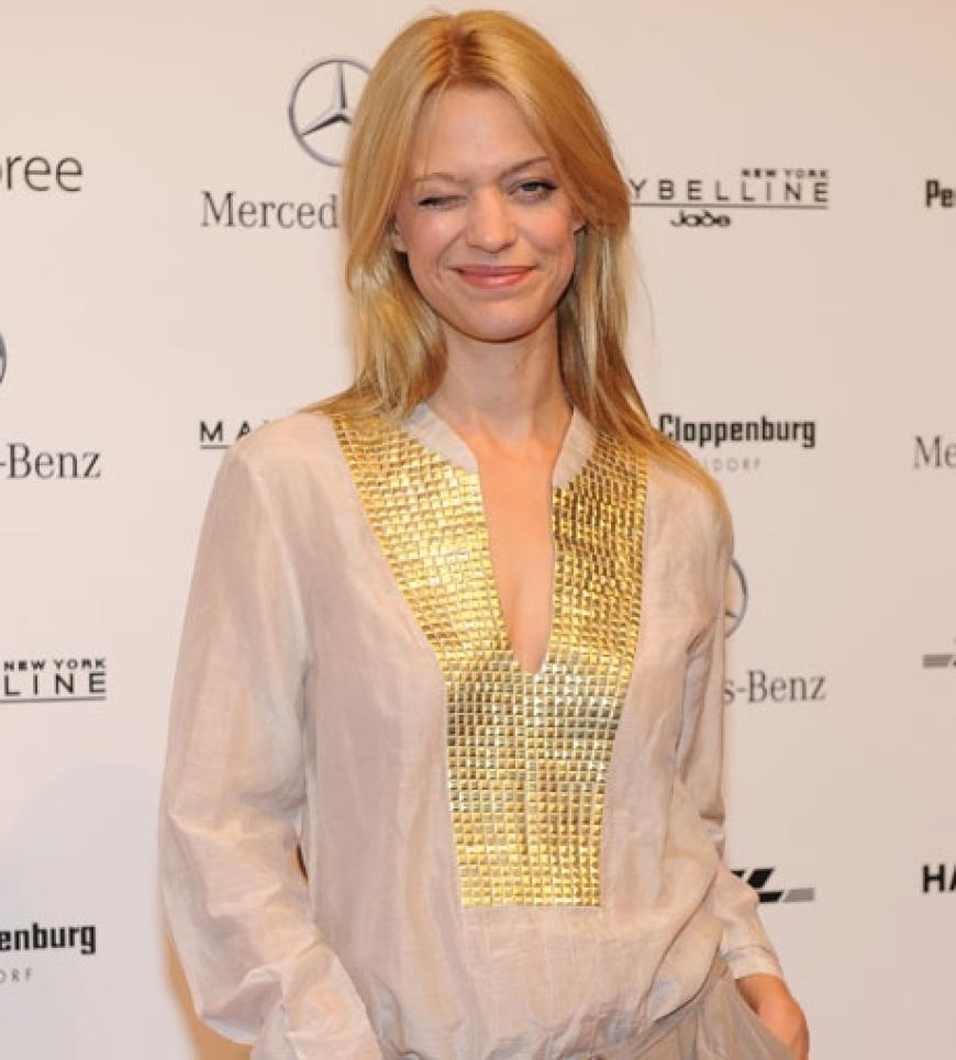 Gut drauf: Heike Makatsch freut sich auf die Show