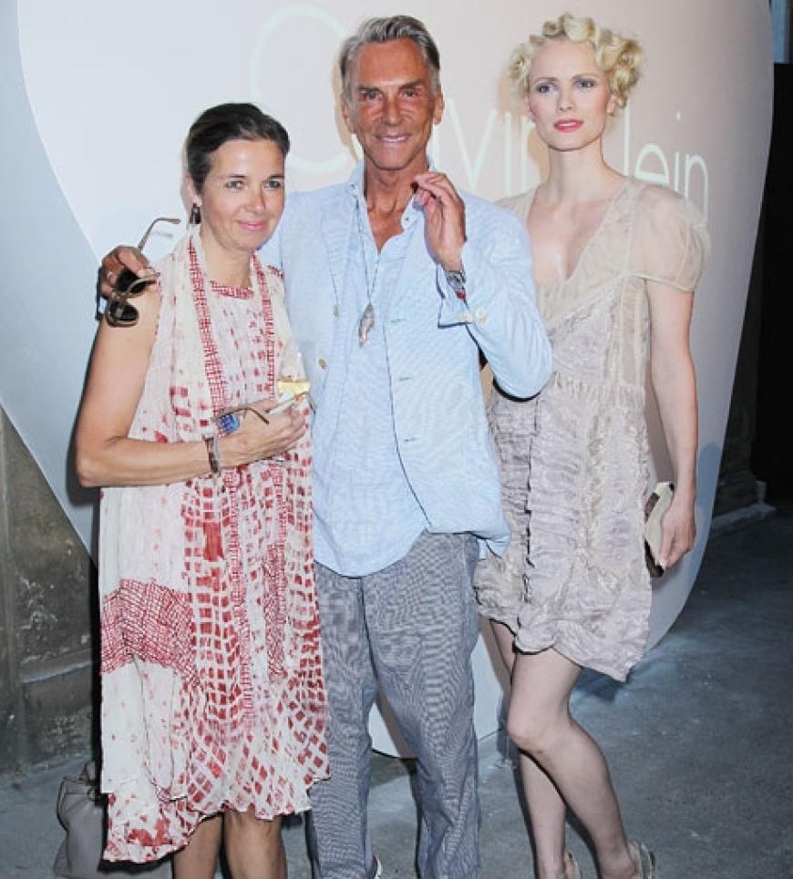 Trio: Inga Griese, Wolfgang Joop und Franziska Knuppe schenkten den Fotografen ein gemeinsames Lächeln