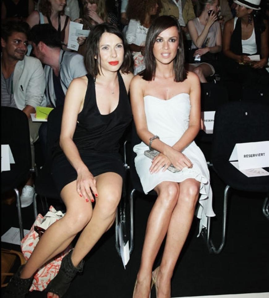 Verpassen (fast) keine Show: Jana Pallaske und Natalia Avelon