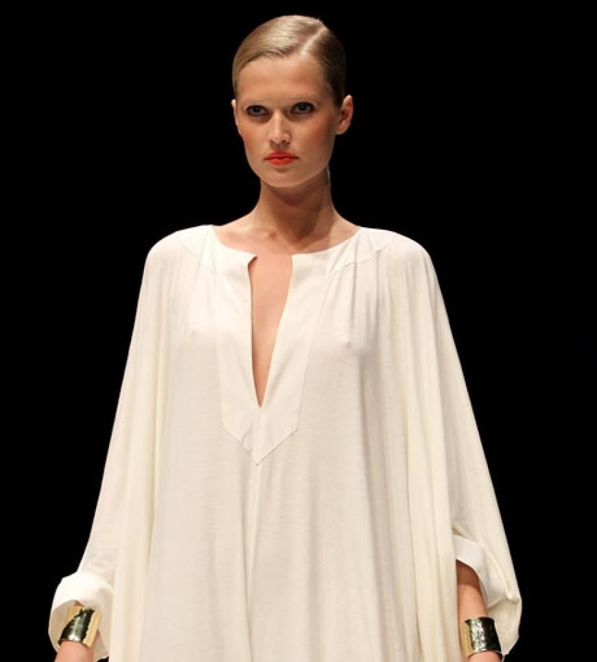 Stardesigner Michalsky buchte für seine Show sogar Topmodel Toni Garrn. Bei ihrem Walk gab es Applaus