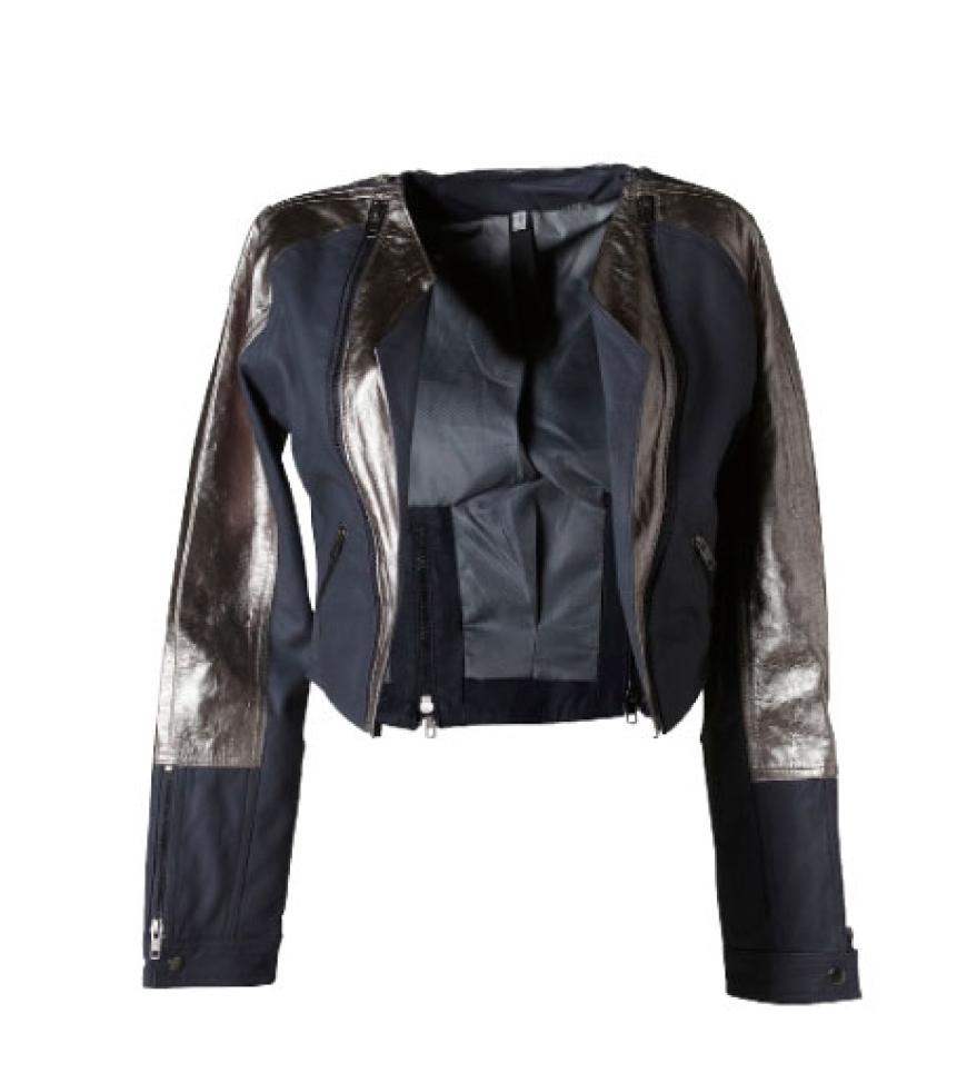 Metallic-Jacke von Gestuz, ca. 260 Euro