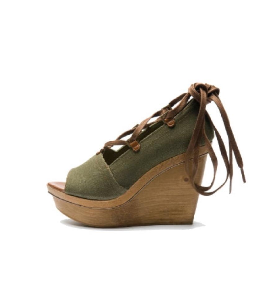 Wedges mit Schnürung von Mango, ca. 90 Euro