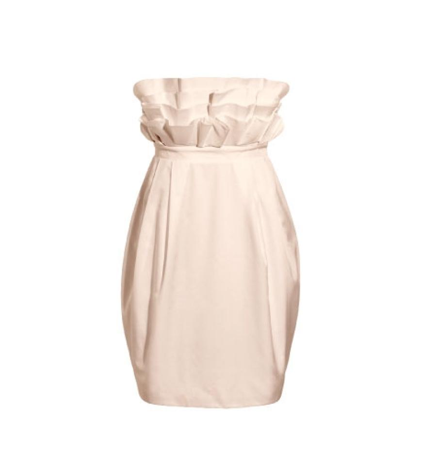 Bustierkleid mit Volants von H&M, ca. 40 Euro