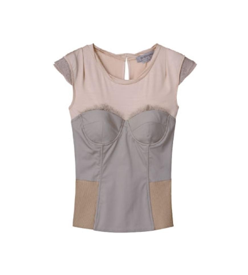 Top im Corsagen-Look von Sportmax, ca. 315 Euro