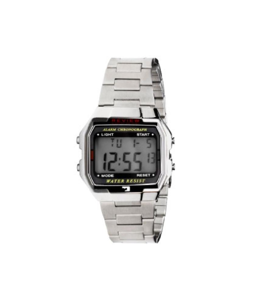 Digitaluhr von Review, ca. 30 Euro
