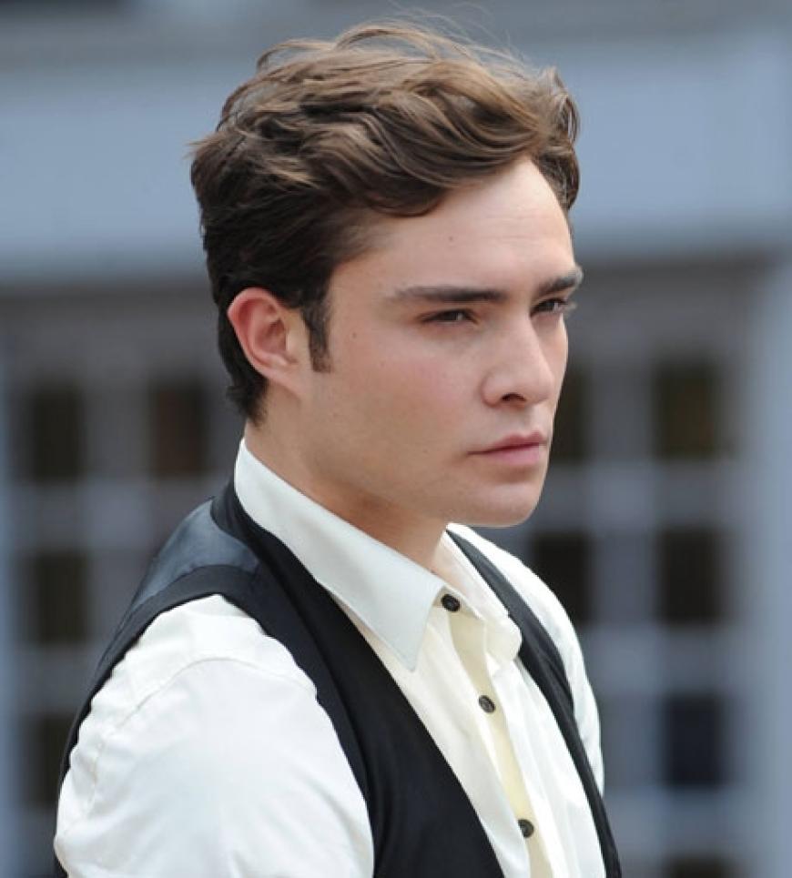 Natürlich ist auch er auch vor Ort: Kann Ed Westwick alias