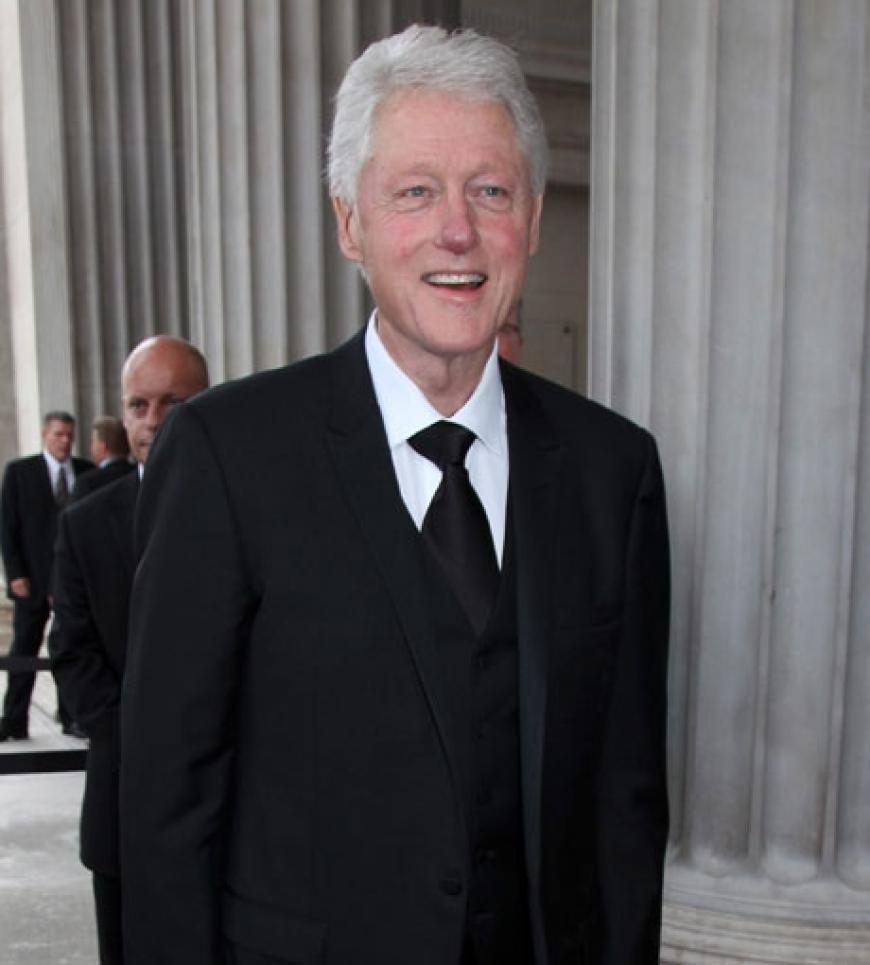 Wie schon im Jahr zuvor gab sich auch der ehemalige US-Präsident Bill Clinton in Wien die Ehre