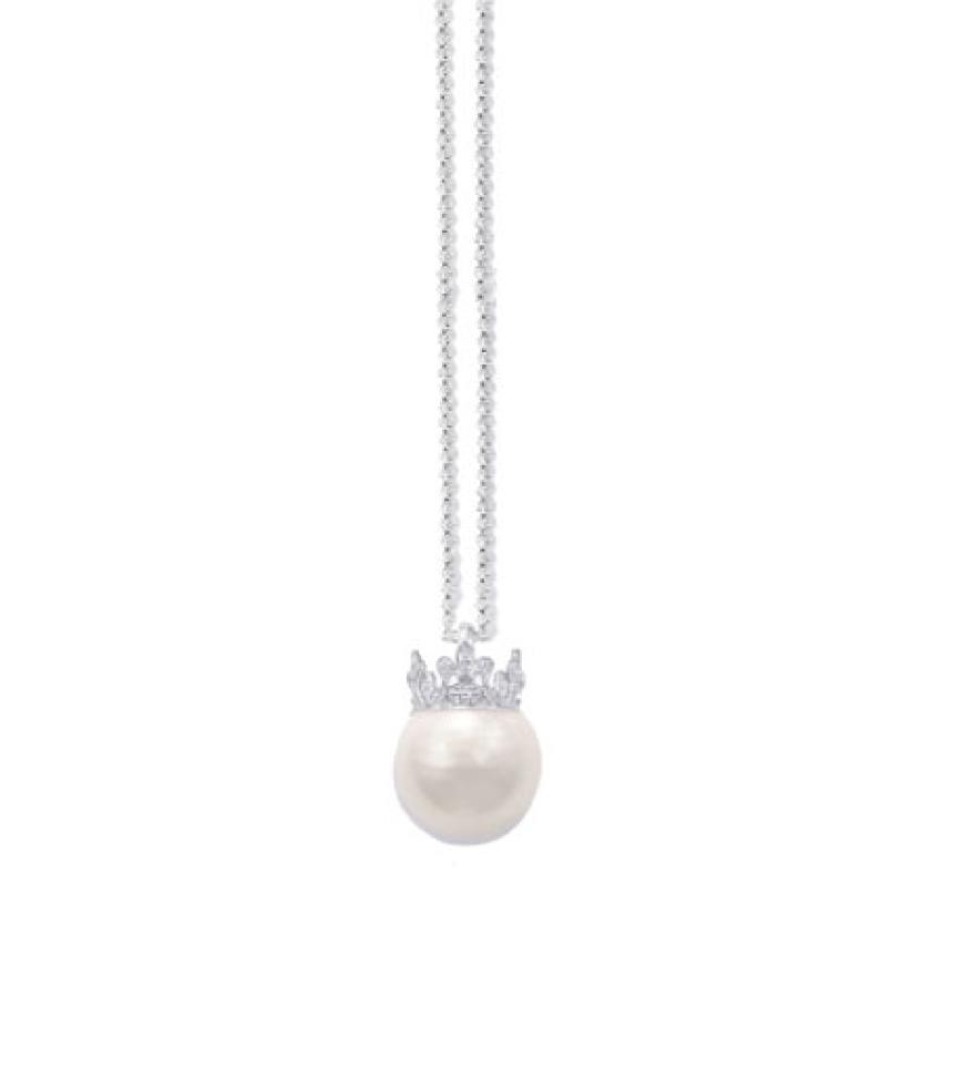 Königlich: Kette mit Krone von Thomas Sabo, ca. 165 Euro