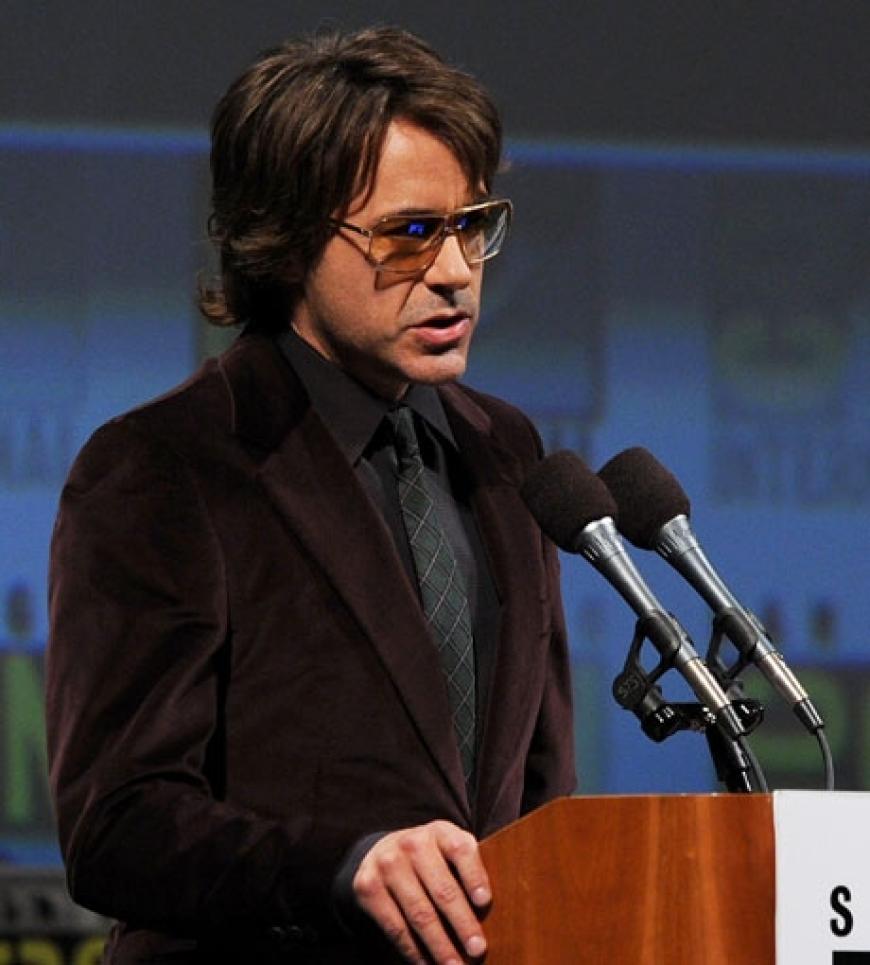 Auch Hollywood-Star Robert Downey Jr. beantwortete fleißig Fragen zu seinem neuen Filmprojekt