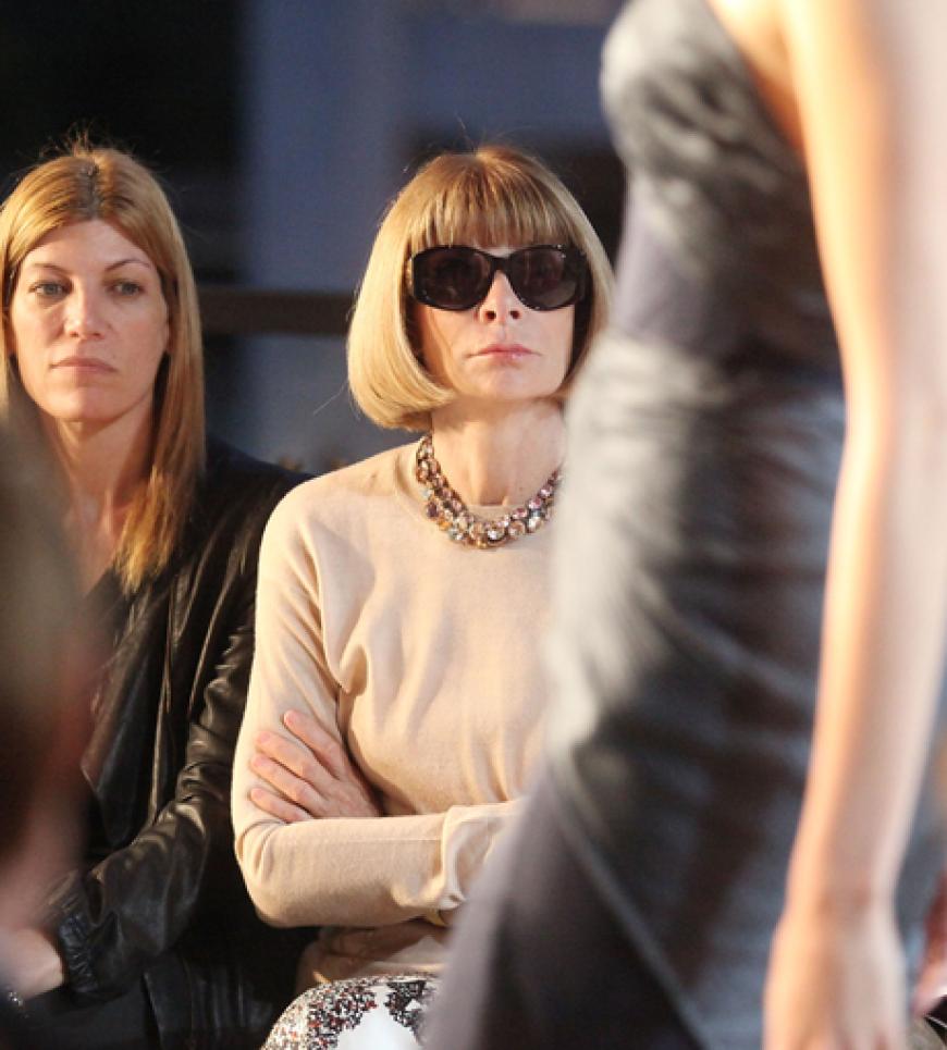 Was wäre eine Fashion Week ohne Vogue-Chefin Anna Wintour?!