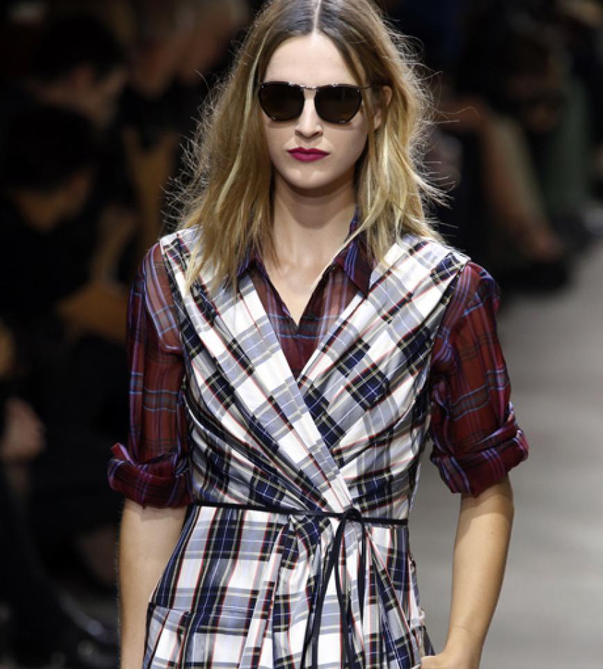 Auf dem Catwalk beim belgischen Designer Dries van Noten.