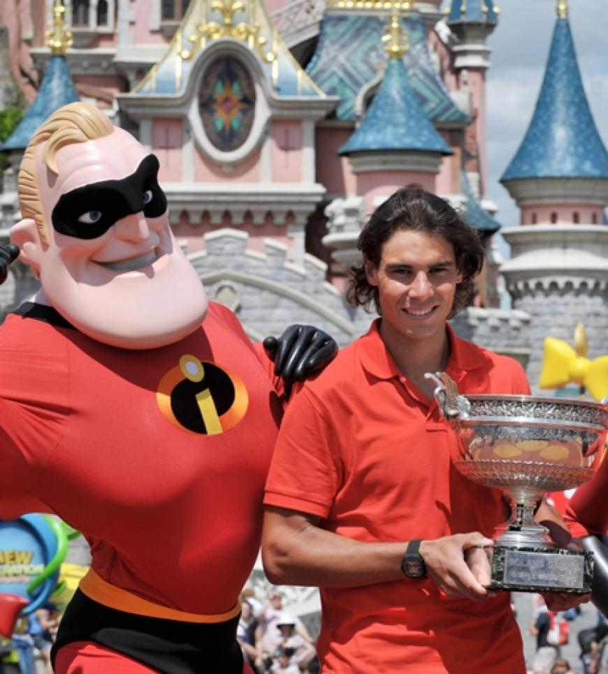 Sehen beide mächtig stolz aus: Tennis-Star Rafael Nadal mit
