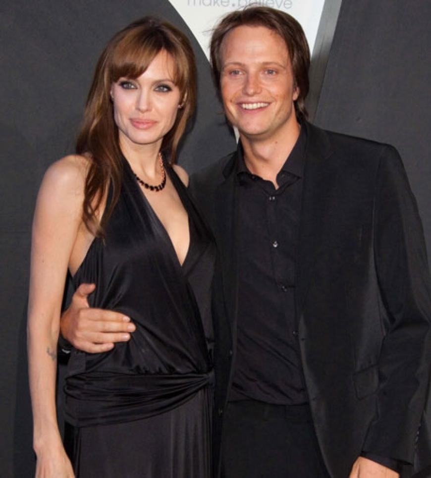 Schönes Paar: Angelina mit ihrem deutschen Film-Ehemann August Diehl