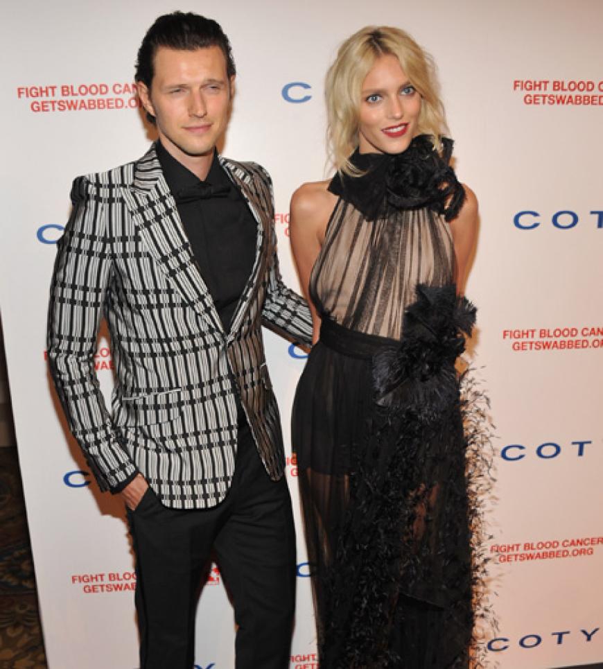 Anja Rubik mit ihrem Freund Sasha Knezevic