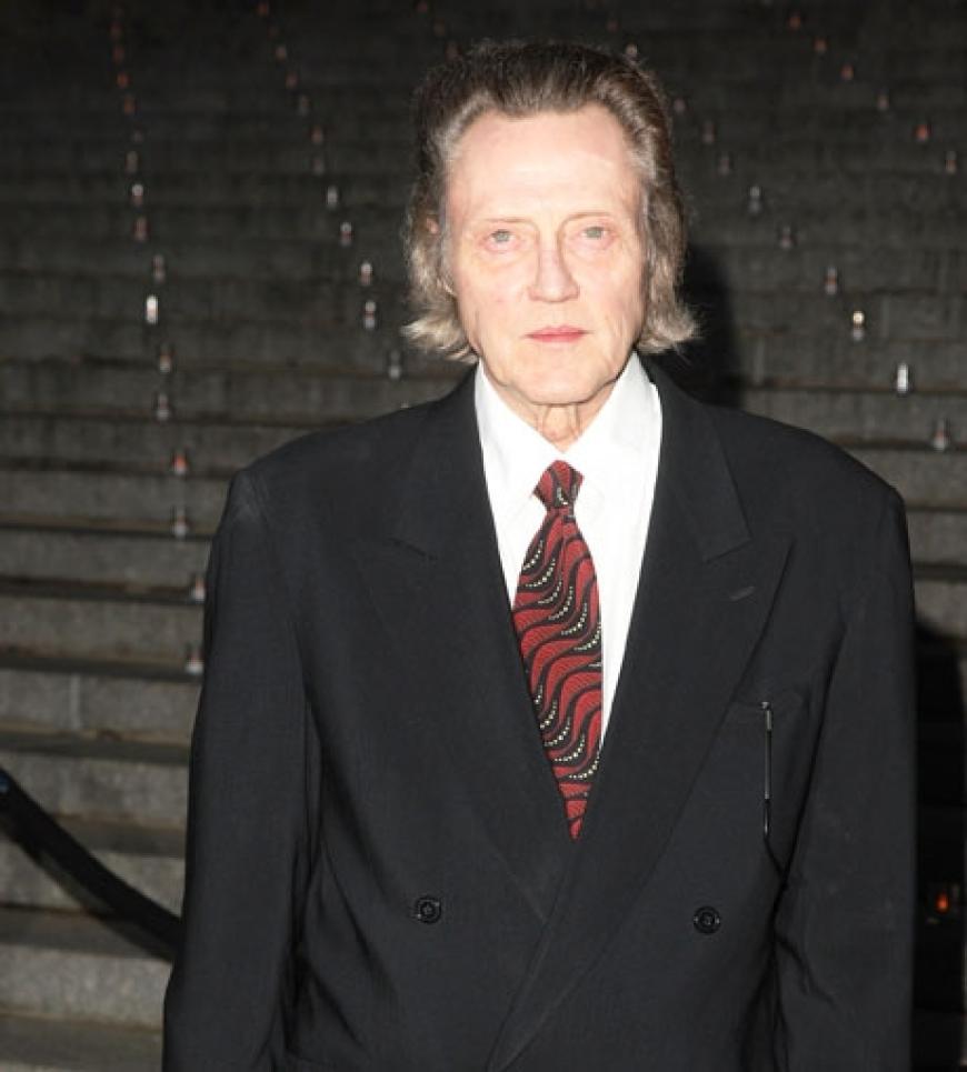 Schauspieler und Regisseur Christopher Walken
