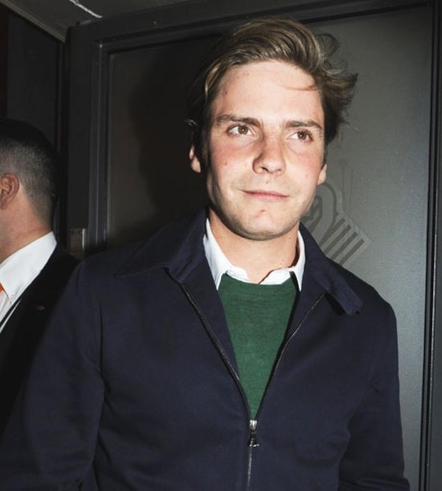 Schauspielkollege Daniel Brühl schaute auch vorbei