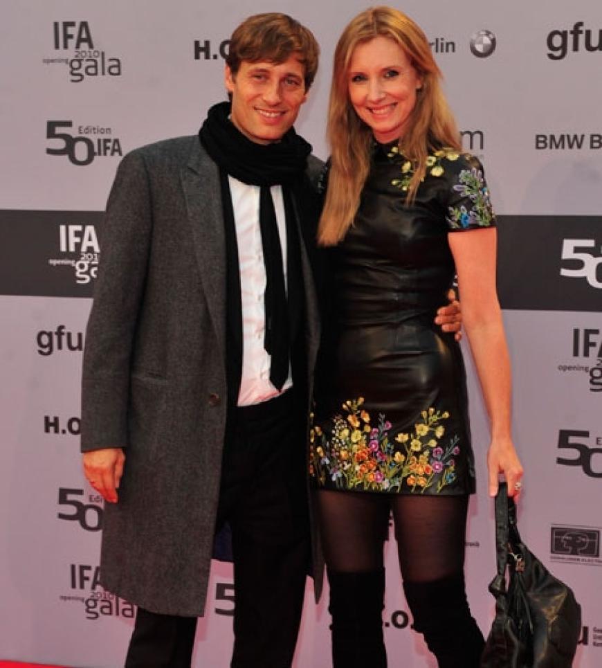 Modedesignerin Jette Joop und ihr Mann Christian Elsen